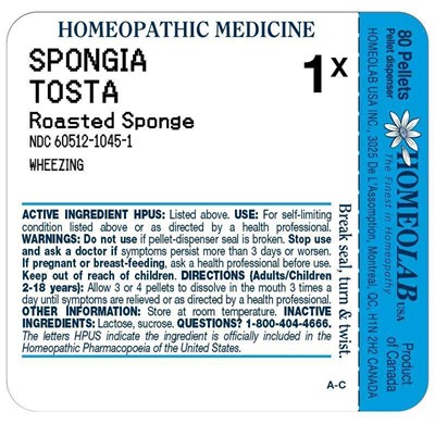 Spongia tosta label.jpg image of tube label - Spongia tosta label